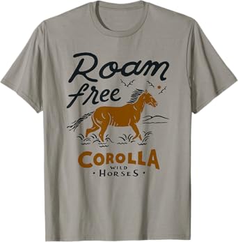 Corolla Wild Horse T Shirt Outer Banks Souvenirs OBX NC T-Shirt