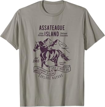 Assateague Island National Seashore Wild Horses T-Shirt