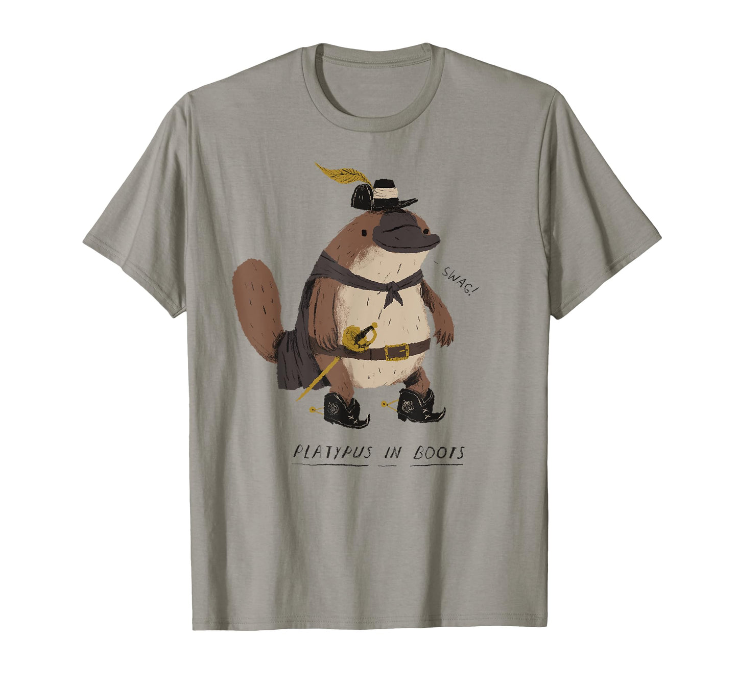 platypus in boots T-shirt / platypus tee! T-Shirt