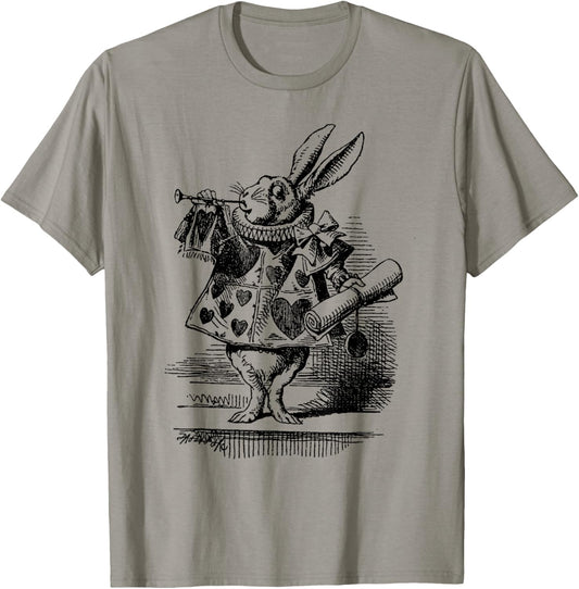 Alice in Wonderland White Rabbit T-Shirt T-Shirt