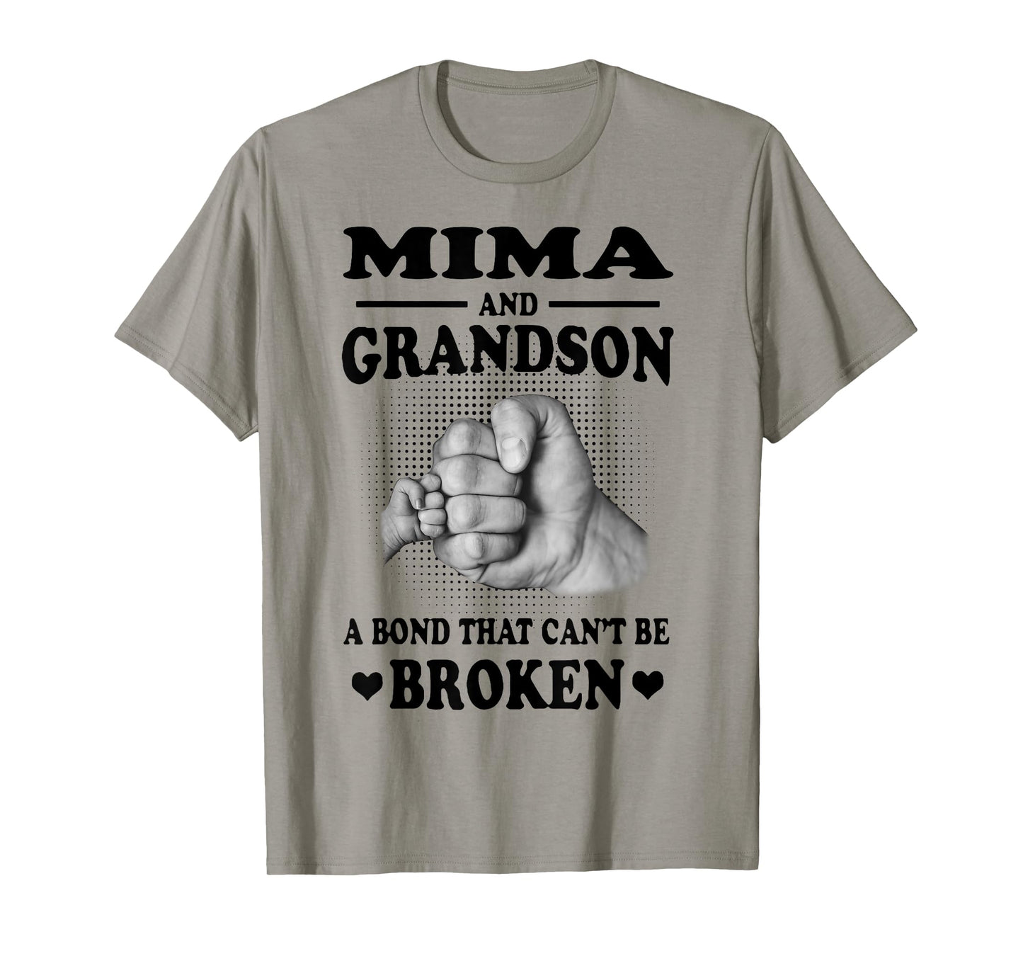 Mima And Grandson A Bond That Can't Be Broken Gift T-Shirt