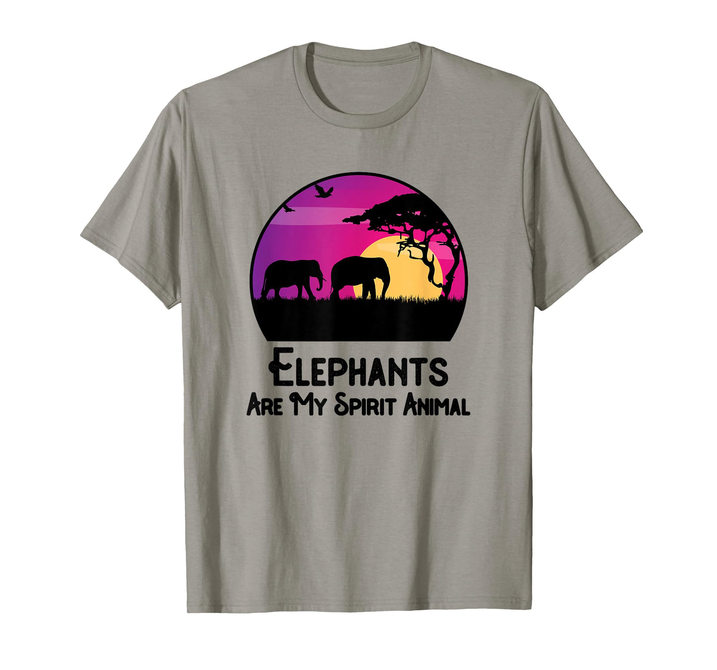 Elephants Are My Spirit Animal Elephant Lovers T-Shirt