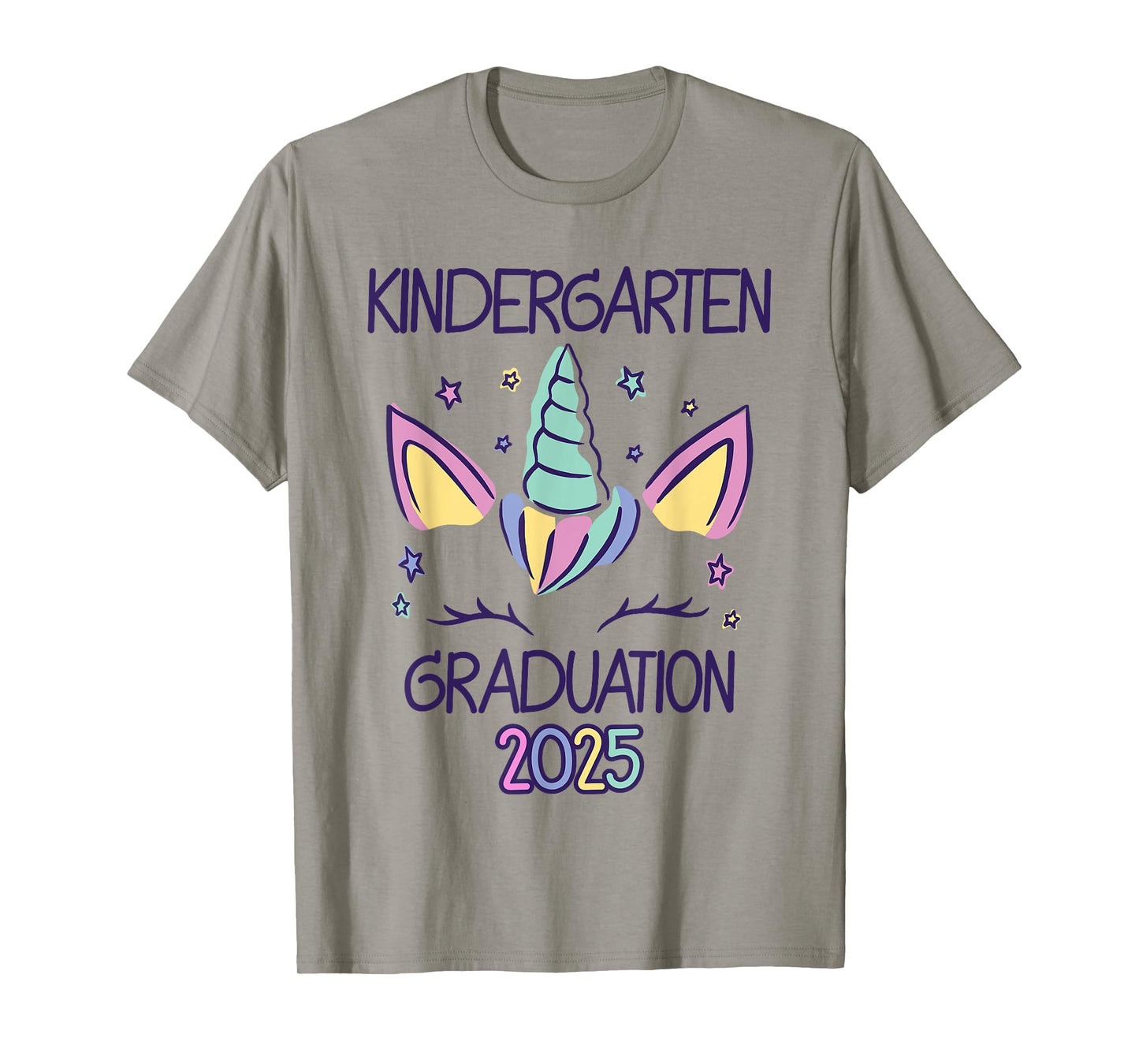 Kindergarten Graduation 2025 Unicorn Kindergarten Grad T-Shirt