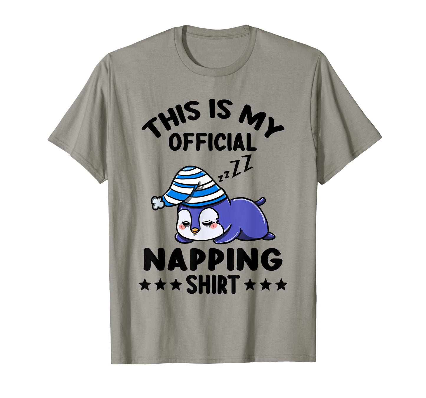 This Is My Official Napping Shirt Penguin Lover Gift T-Shirt