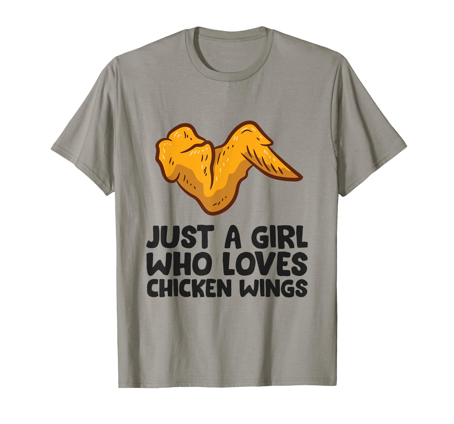 Funny Chicken Wing Just a Girl Who Loves Chicken Wings T-Shirt