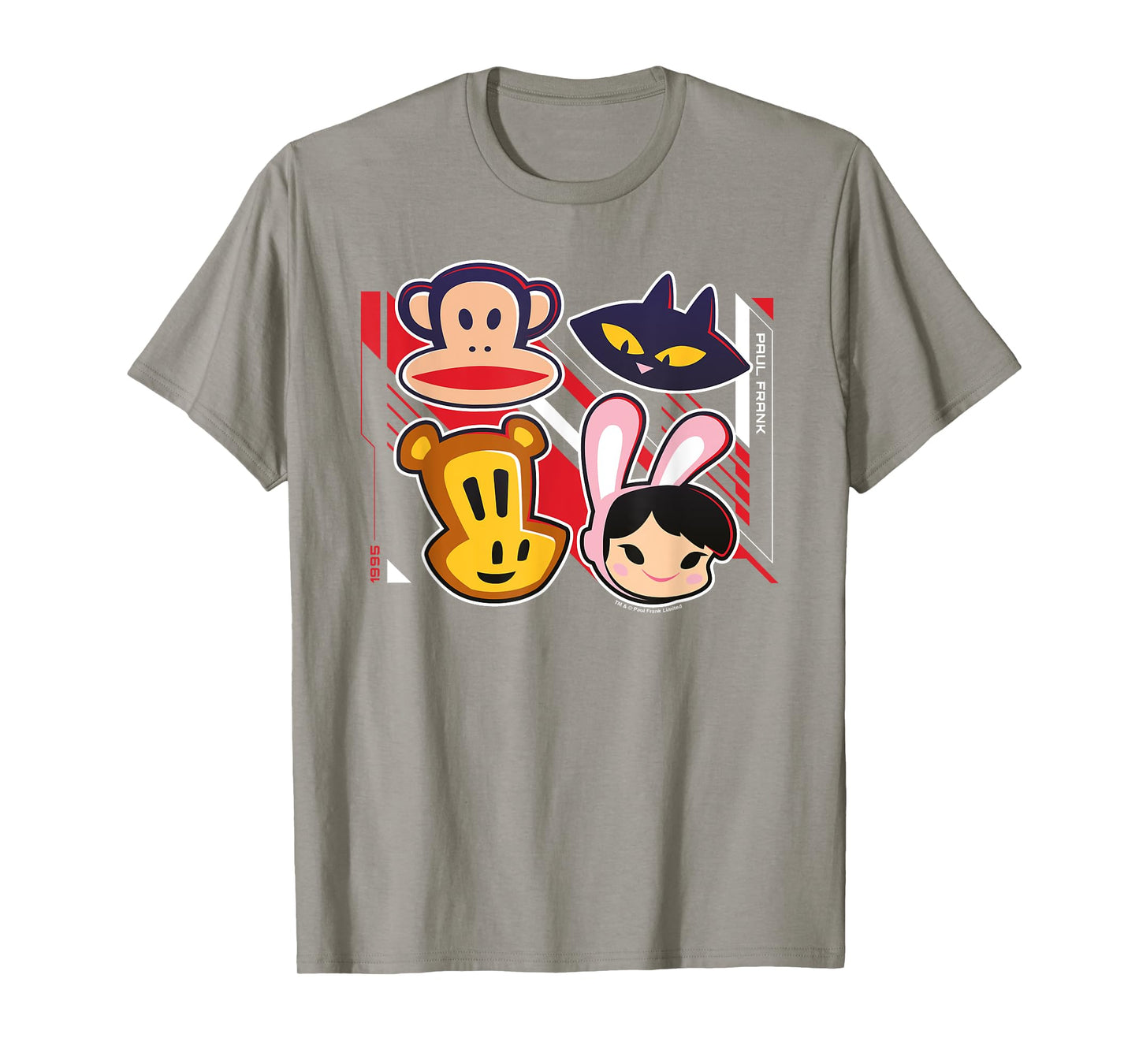 Paul Frank Retro 1995 Julius The Monkey & Co Heads T-Shirt