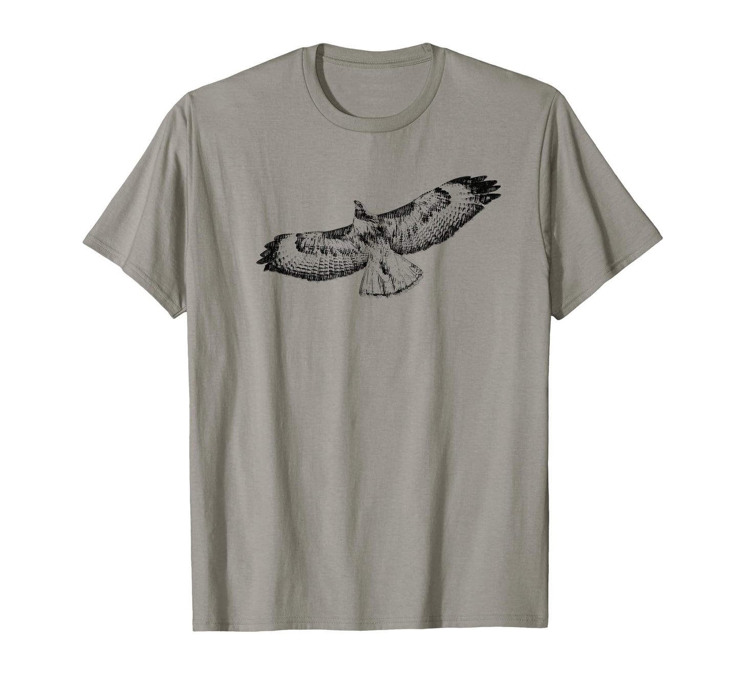 Hawk T Shirt Bird Flying Sketch