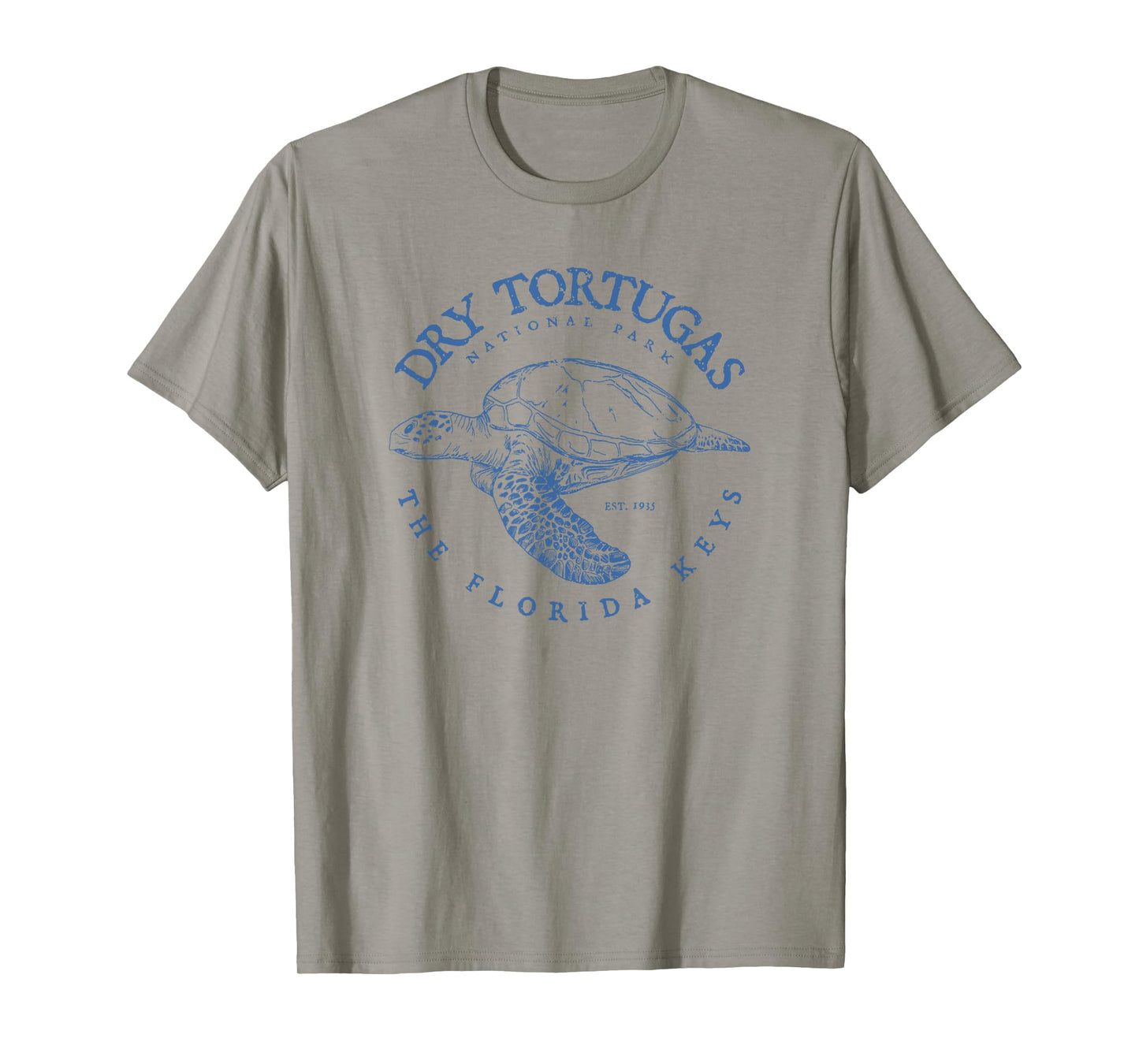 Dry Tortugas National Park Florida Keys Scuba Diving Turtle T-Shirt