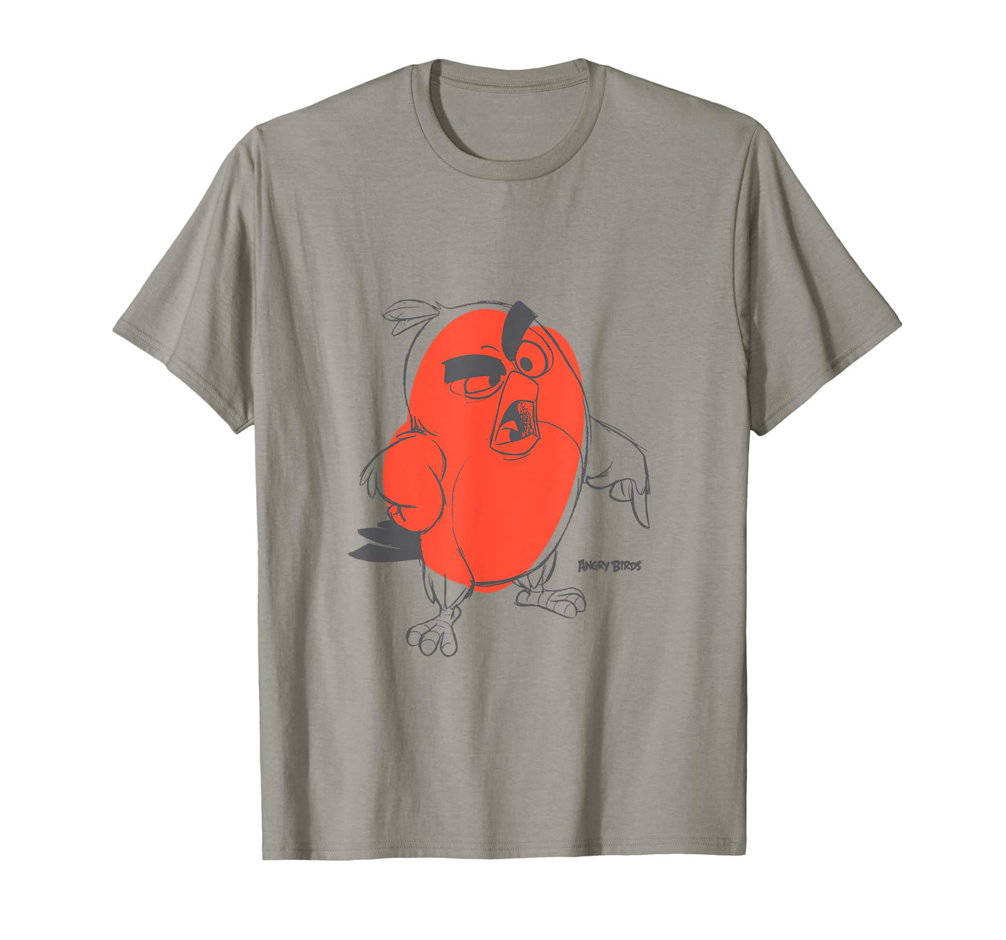 Angry Birds Red Character Sketch Official Merchandise T-Shirt
