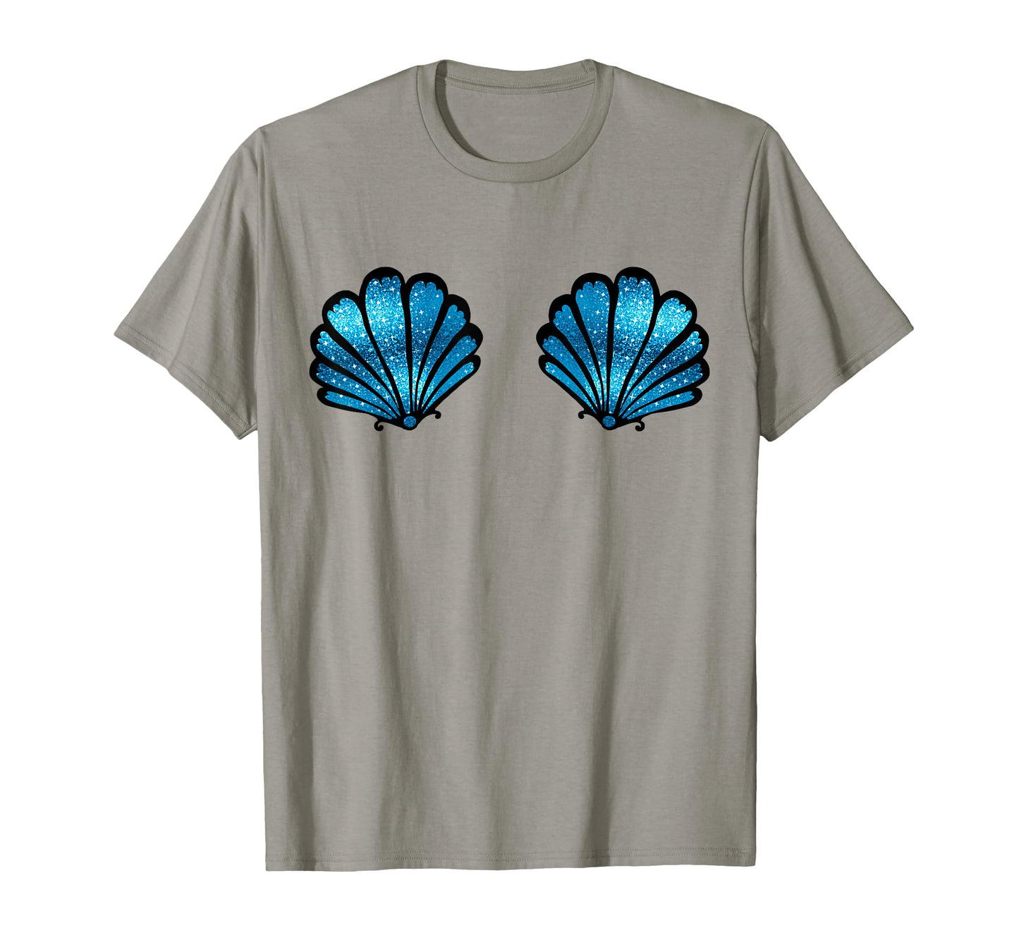 Mermaid, Seashell, Sea, Shell, Bikini, Carnival, Halloween, T-Shirt