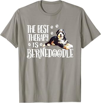 Cute Best Therapy Bernedoodle Dog Lover T-Shirt for Men Women Girls Kids