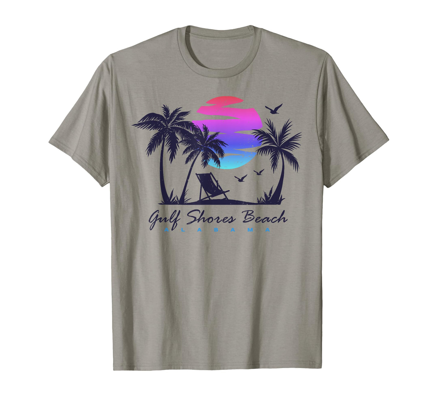 GULF SHORES BEACH ALABAMA Spring Break Vacation Trip Vintage Men Women Girls Kids T-Shirt