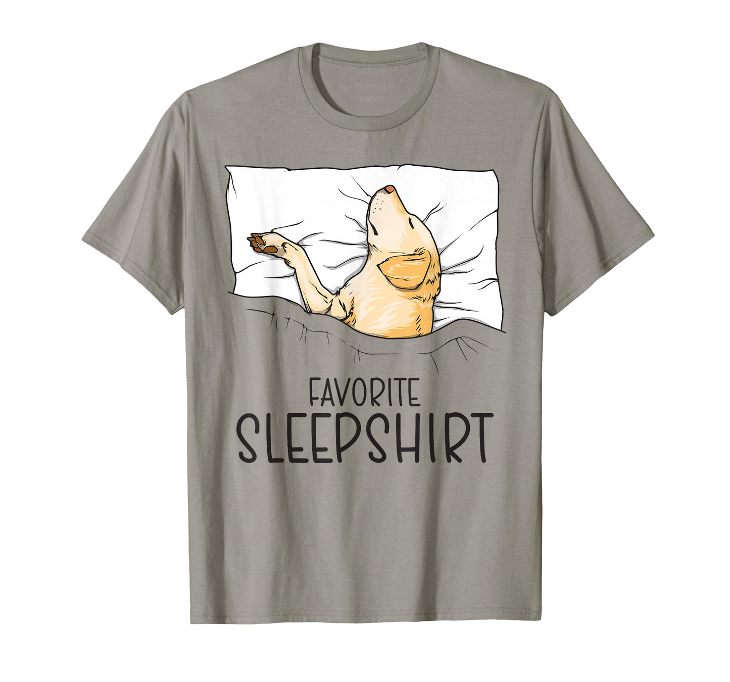 Favorite Sleepshirt, Napping Labrador Pajama T-Shirt