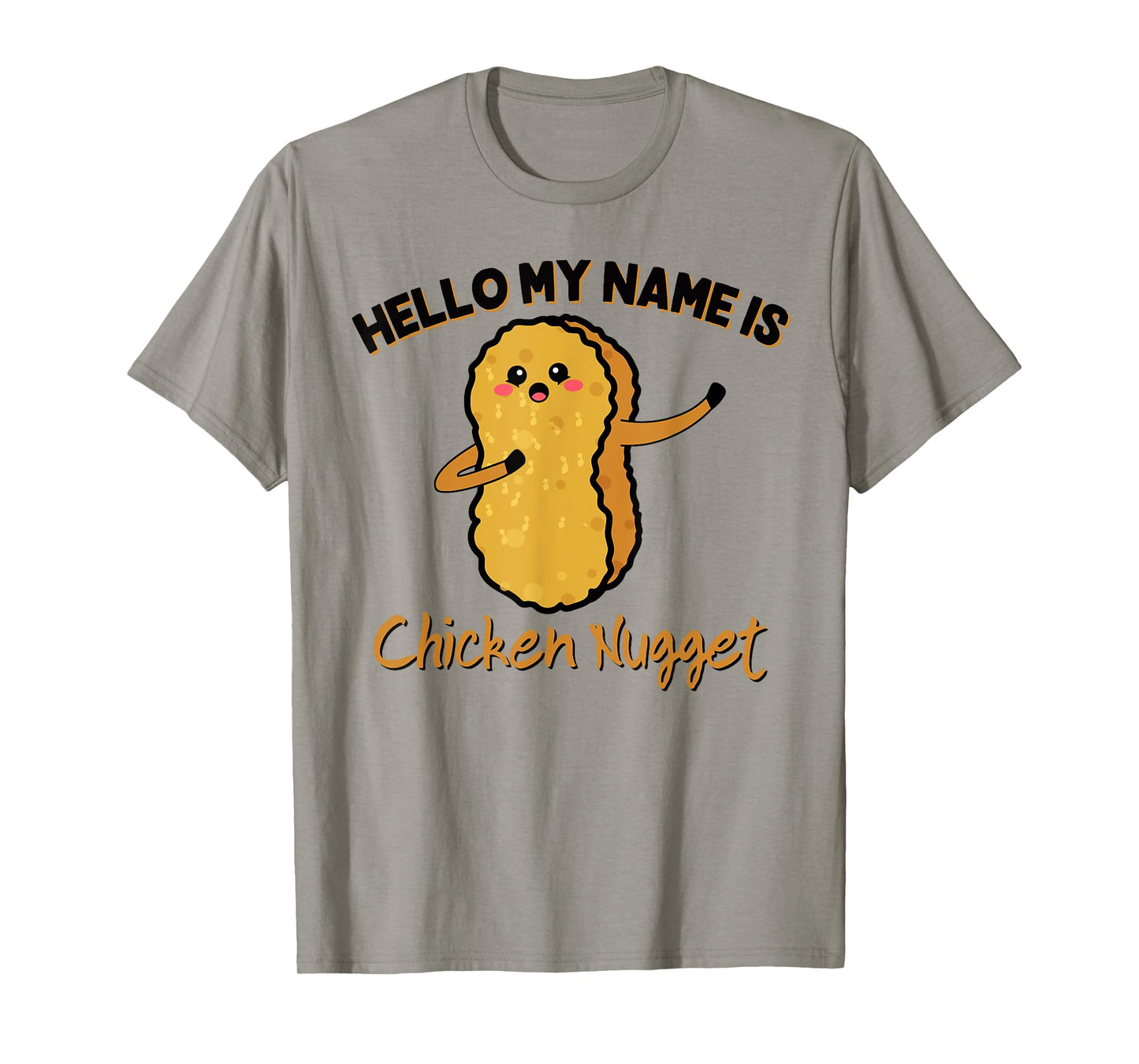 Hello my name is Chicken Nugget Costume kids Chicken Tee T-Shirt