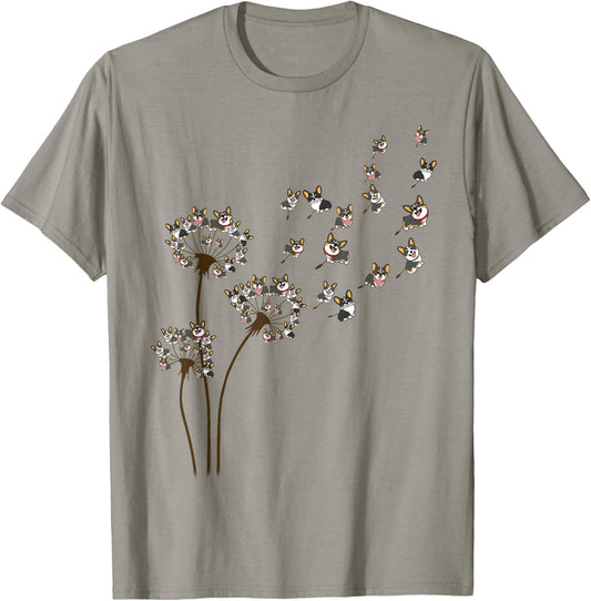 Dandelion Corgi T-Shirt