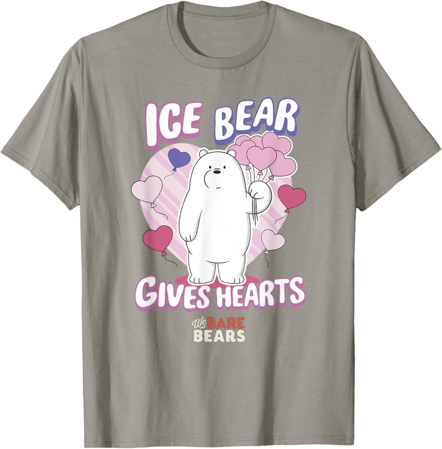We Bare Bears Valentine's Day Ice Bear Hearts T-Shirt