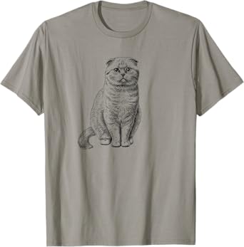 Retro Vintage Scottish Fold Lover T-Shirt