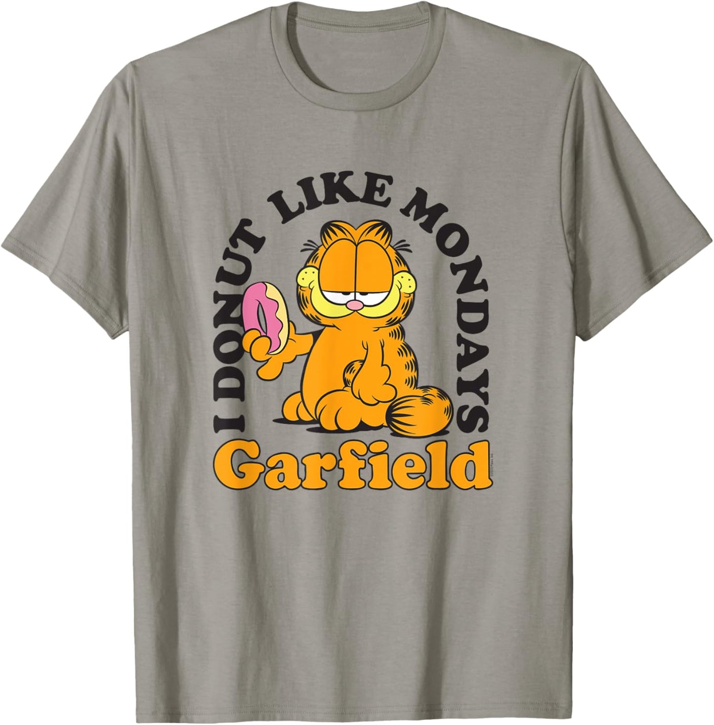 Garfield I Donut Like Mondays Cartoon Cat T-Shirt