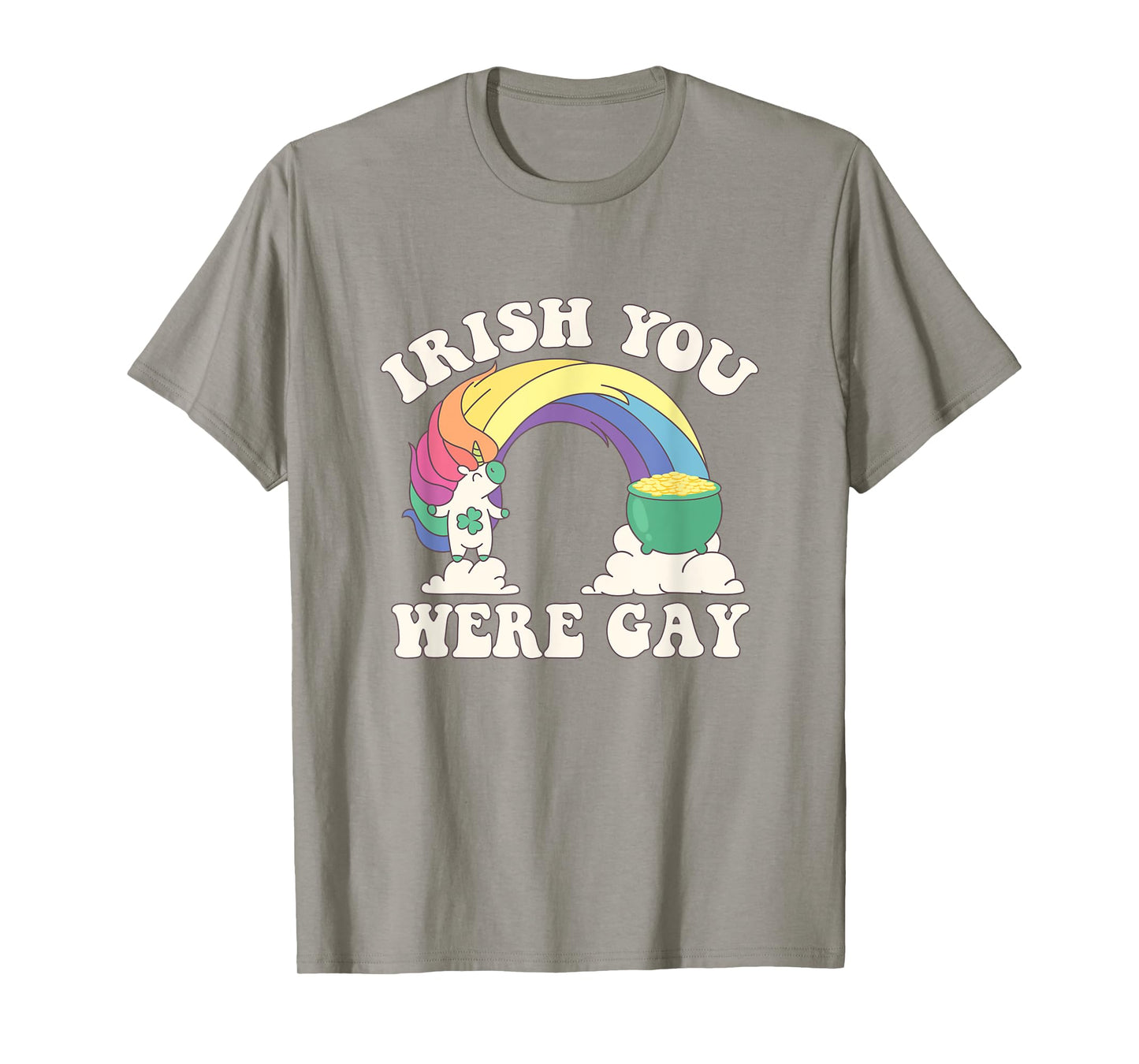 LGBTQ Unicorn Irish You Were Gay Funny St Patricks Day Shirt
