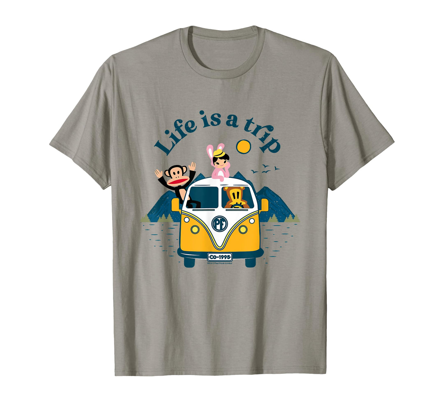 Paul Frank Julius & Co Life Is A Trip Camper T-Shirt