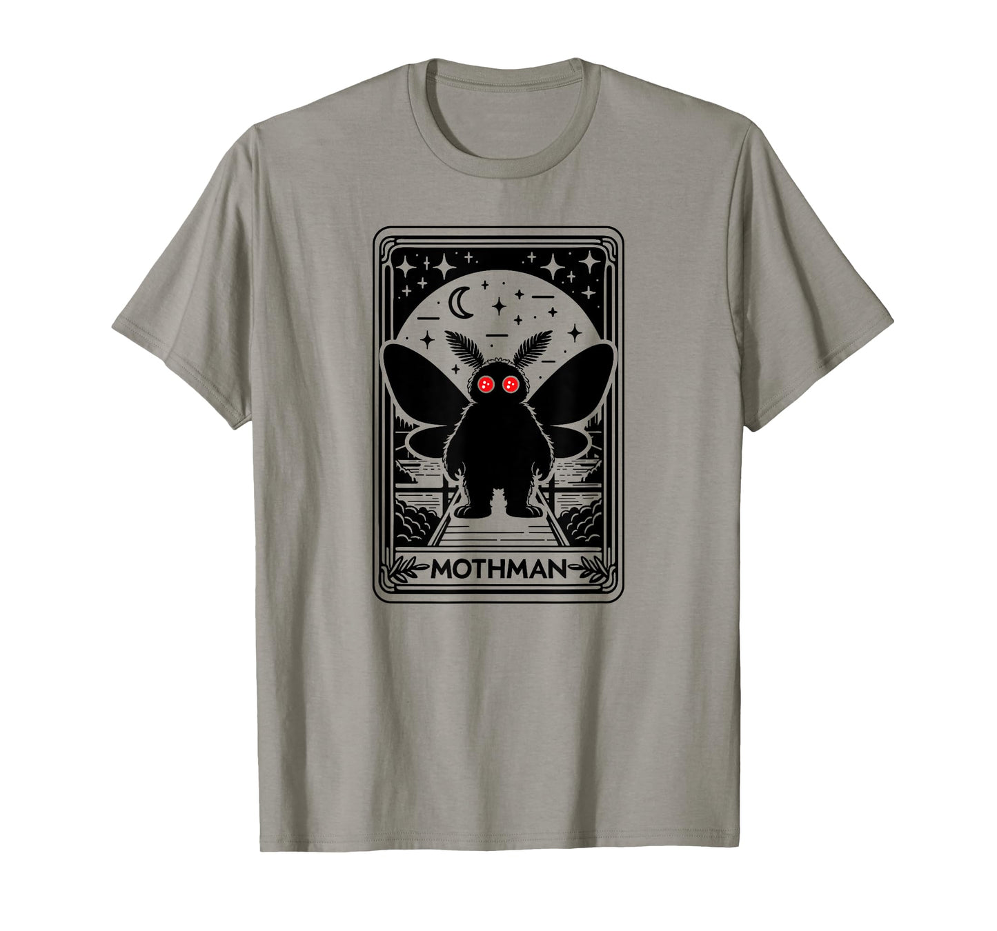 Mothman Shirt Tarot Card Cryptid Cryptozoology Cute Mothman T-Shirt