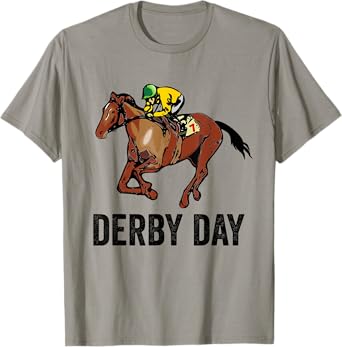 Derby Day Shirt for Men Women Jockey Horse Racing T-Shirt