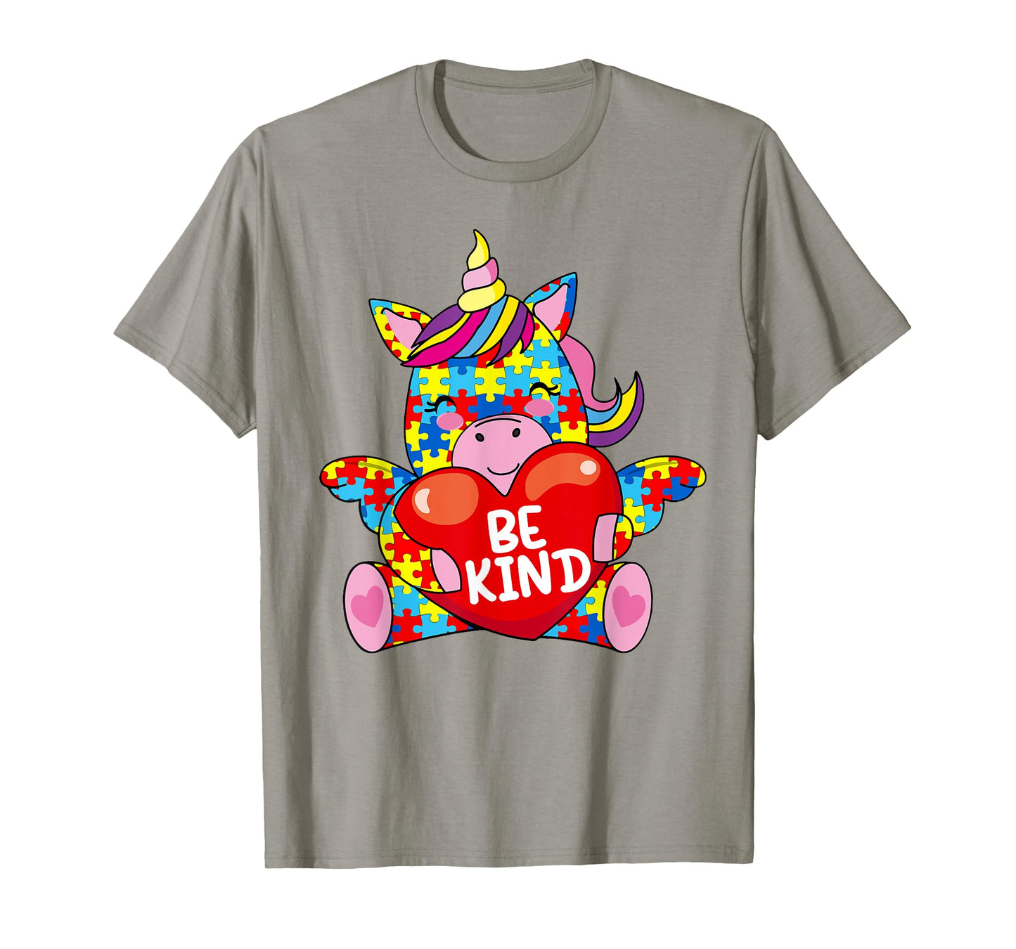 Be Kind Shirt Autism Awareness Gift Kid Girl Toddler Unicorn T-Shirt