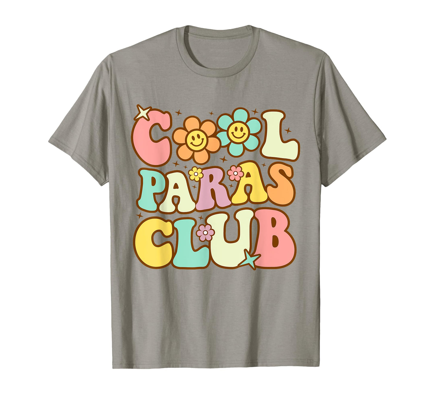 Cool Paras Club Paraprofessional Paraeducator Back To School T-Shirt