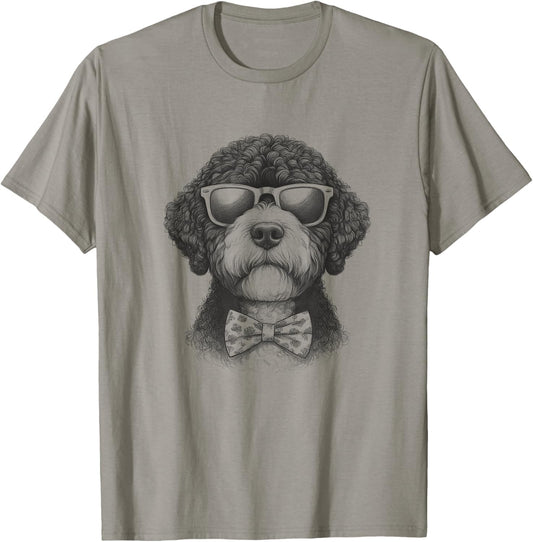 Portuguese Water Dog Sunglasses Design For Kids And Men T-Shirt