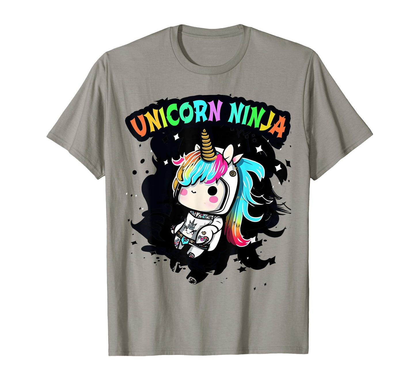 Pink UNICORN NINJA Girls Kids 4 5 6 7 8th Birthday Squad Mom T-Shirt