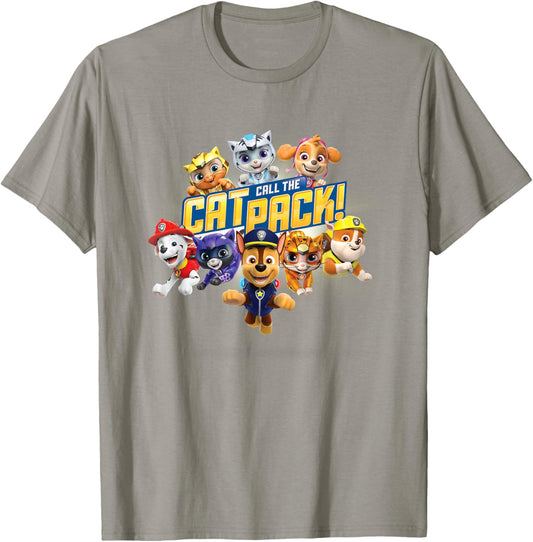 PAW Patrol Call The Cat Pack! Leo, Shade, Wild, Rory, Chase T-Shirt