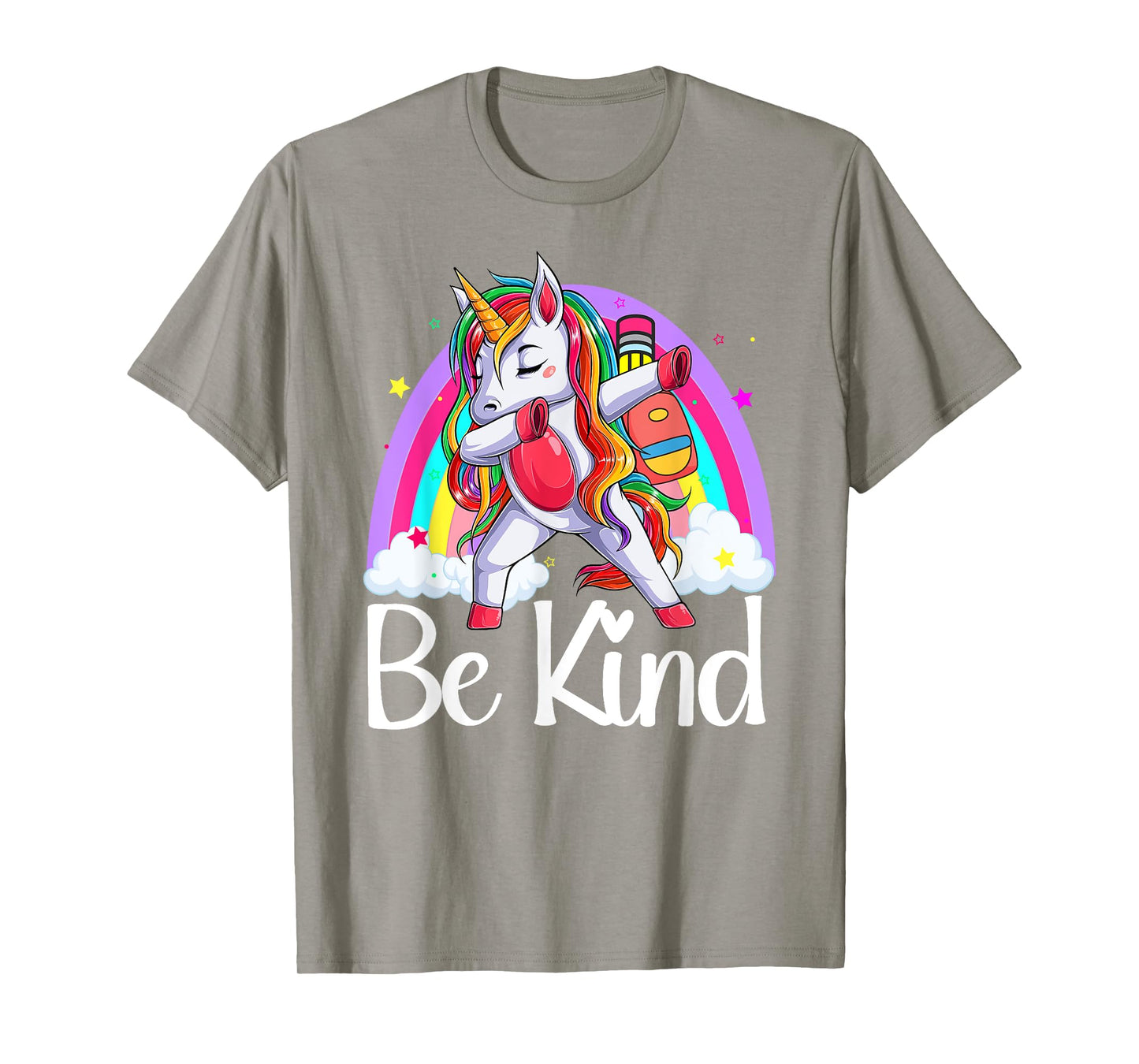 Be Kind Unicorn Rainbow Unity Day Orange Anti Bullying 2023 T-Shirt