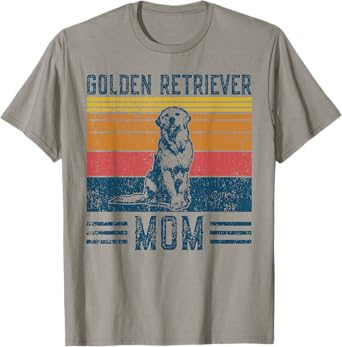 Dog Golden Retriever Mom - Vintage Golden Retriever Mom T-Shirt