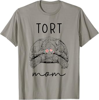Tort Mom Sulcata Tortoise Mama African Spurred Tortoise T-Shirt