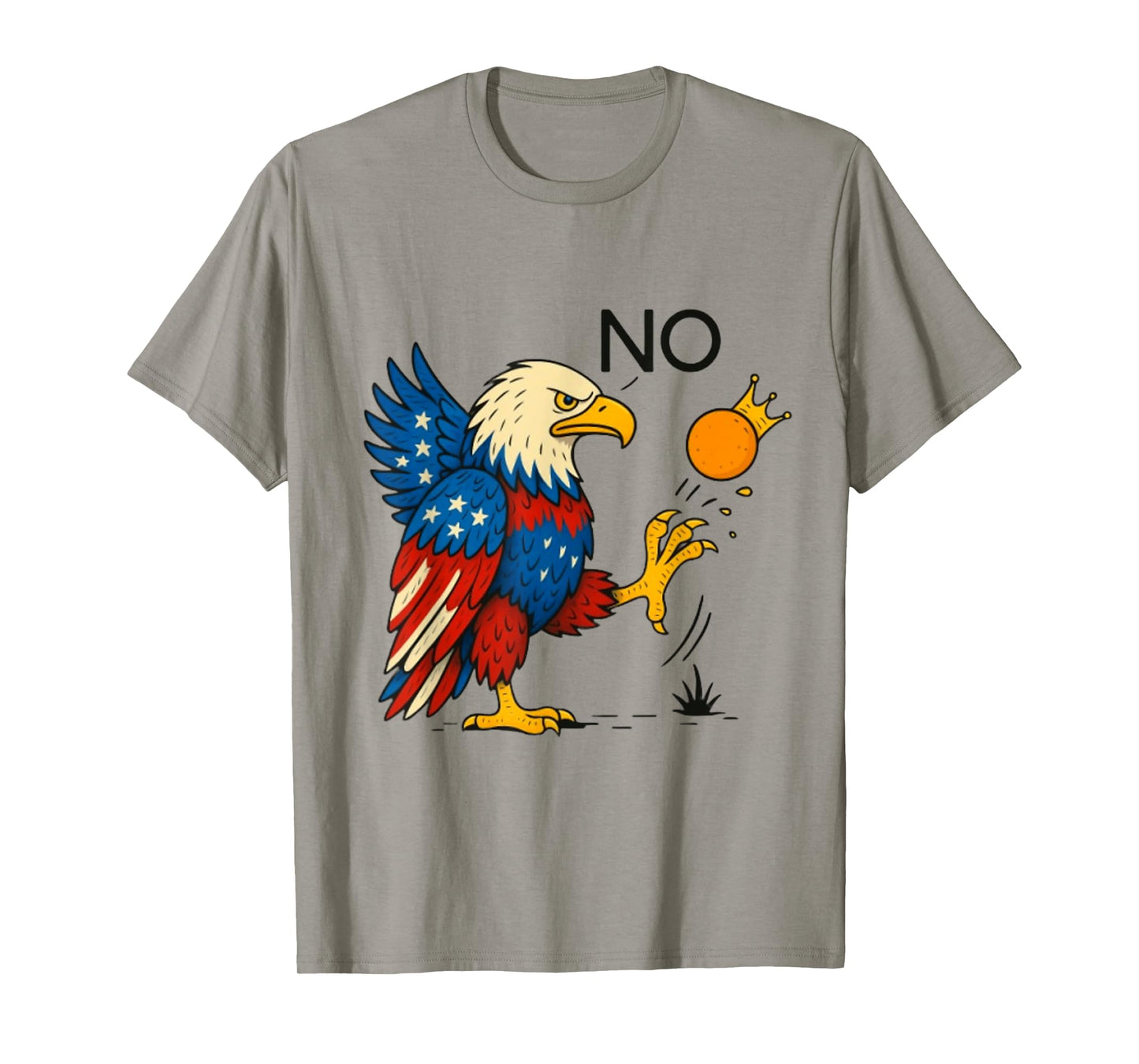 Funny No Kings In America Men Women T-Shirt