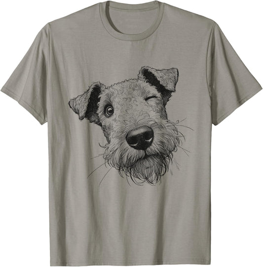 Funny Airedale Terrier Dog Owner Design T-Shirt