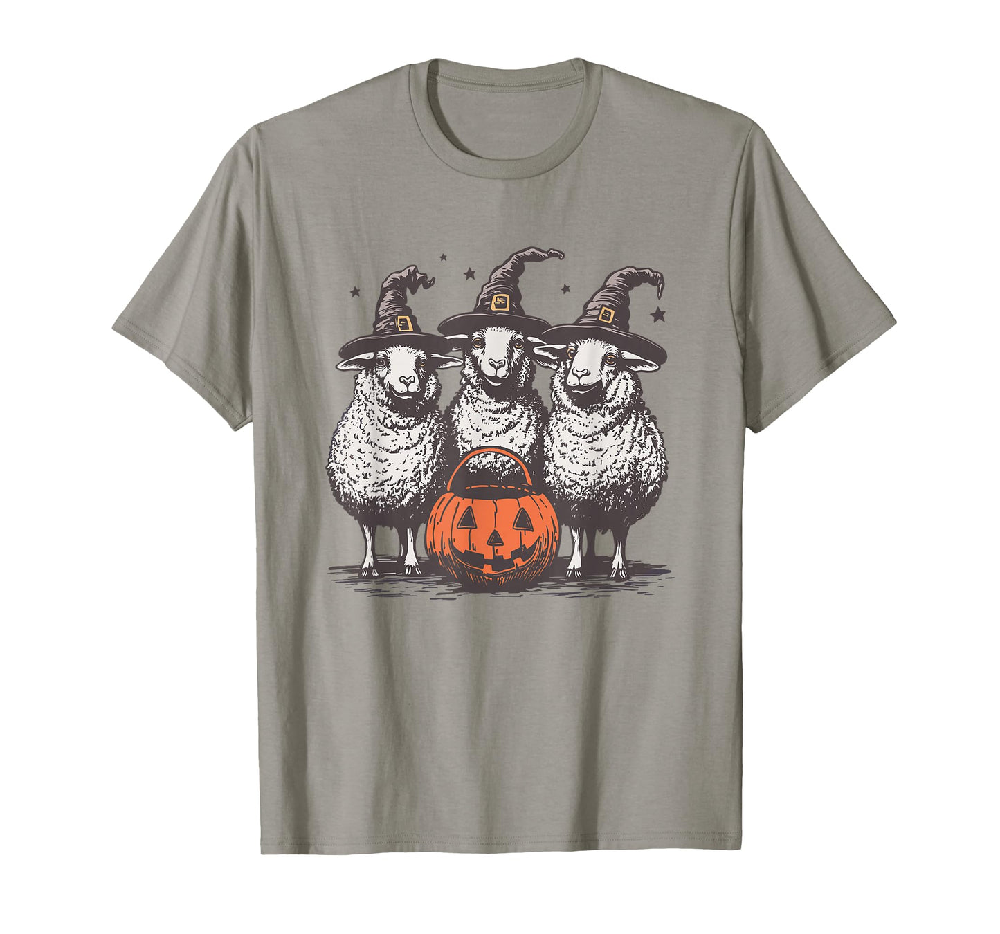 Witch Sheep Halloween Sheep Trick or Treat Sheep Farm Animal T-Shirt