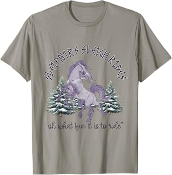 Odin Sleipnir Horse norse nordic Viking Christmas Yule T-Shirt