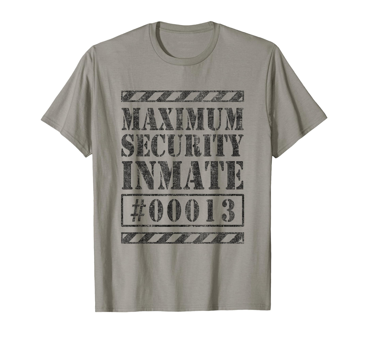 Escaped Maximum Security Inmate Convict Costume Shirt #13