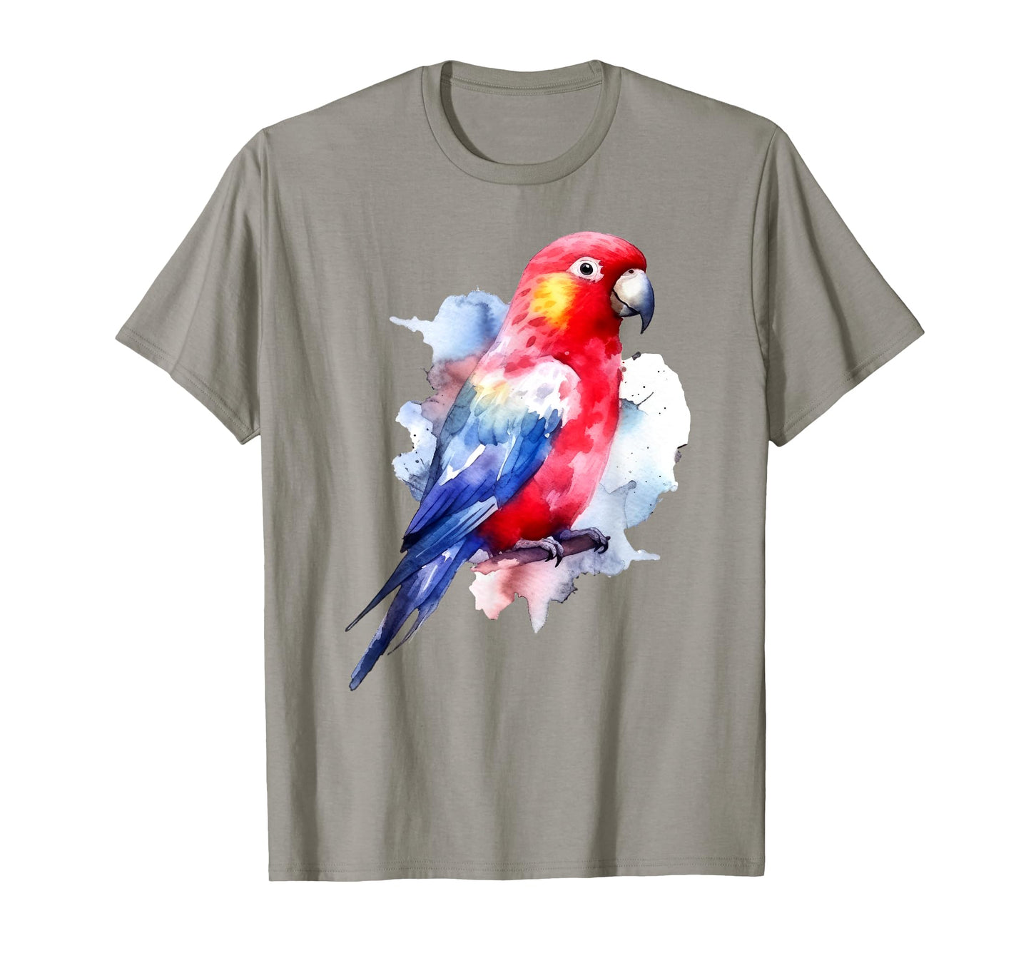 Rosella Parrot Birds Lover Design T-Shirt