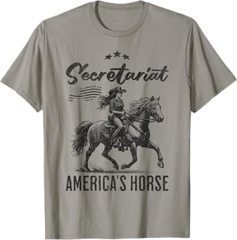 Funny Secretariat America's Horse quote Vintage Horse Racing T-Shirt