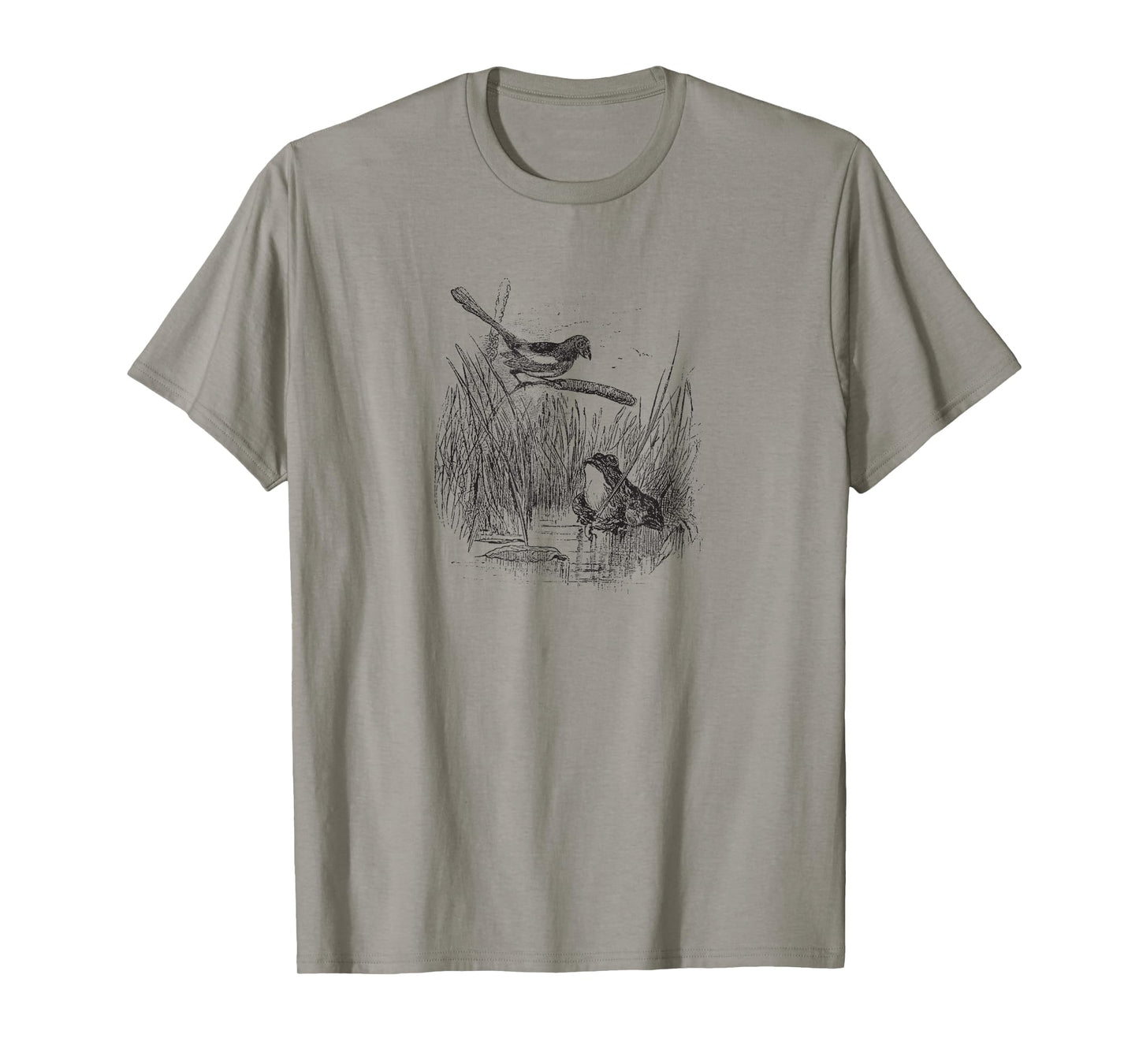 Vintage Frog and the Bird T-Shirt