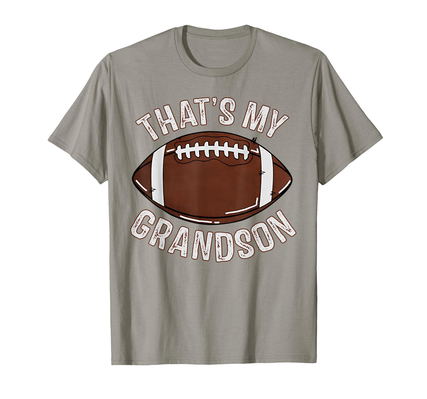 That's My Grandson Football Grandma Granddad Family Cheer T-Shirt