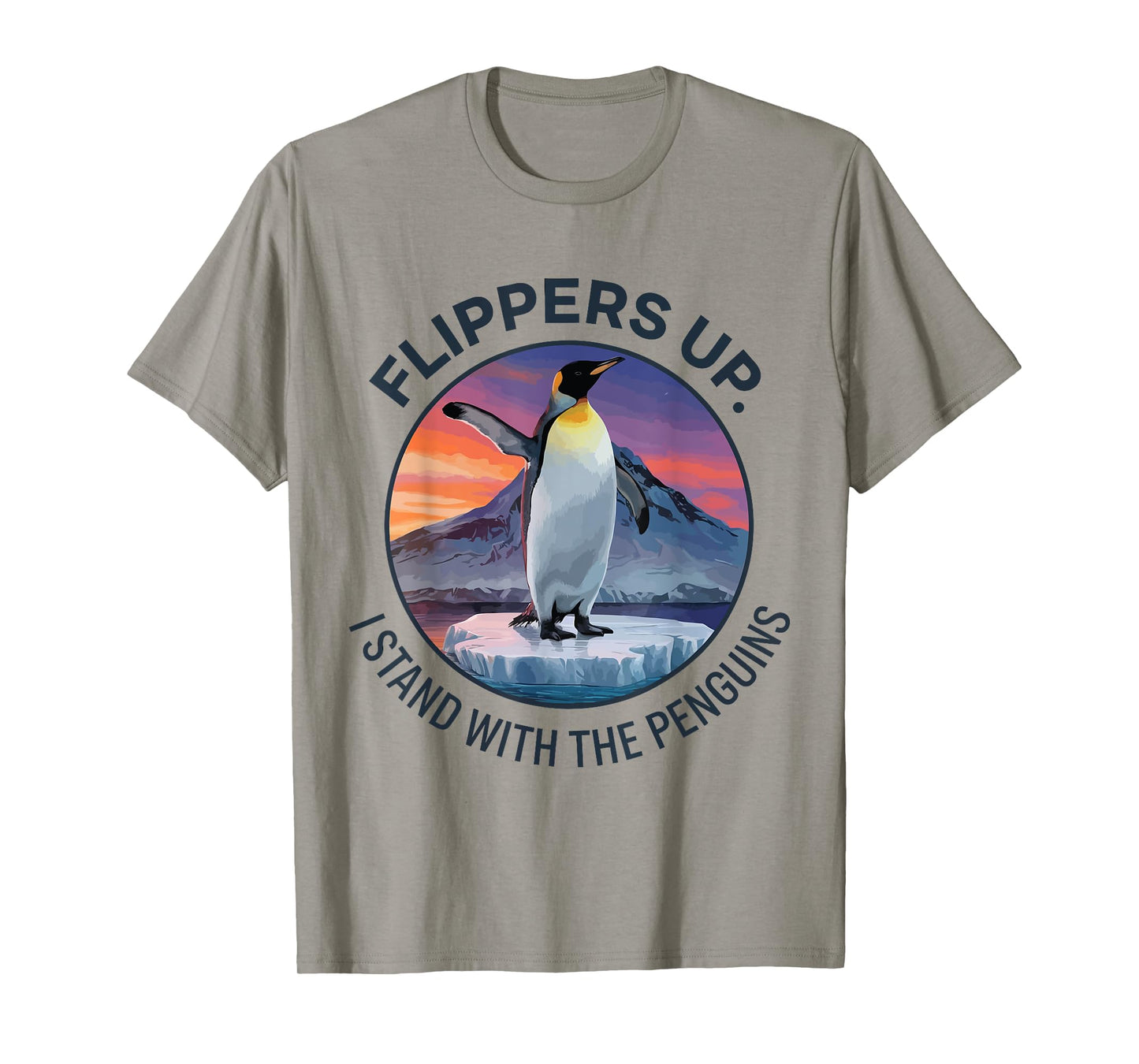 Flippers Up I Stand With The Penguins T-Shirt