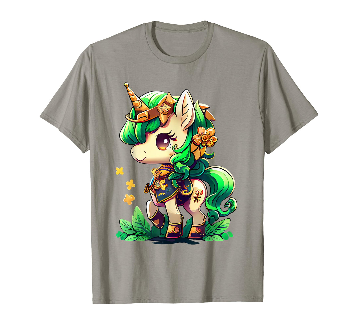 Cute Unicorn Leprecorn St Patrick Day Lucky Irish Girls Kids T-Shirt