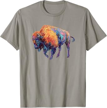 Buffalo American Bison Western Gift T-Shirt
