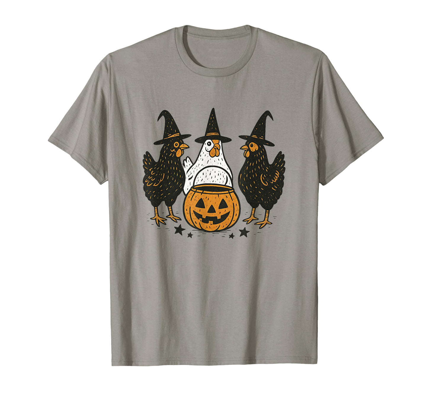 Witch Chickens Funny Halloween Costume Graphic T-Shirt