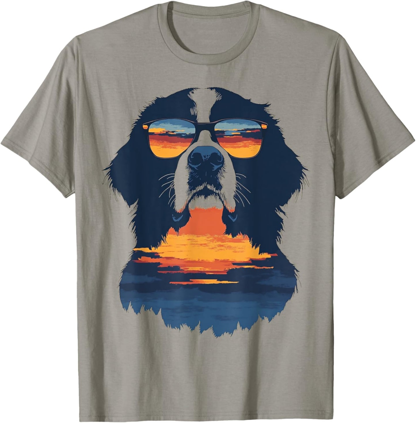 Bernese Mountain Dog Hawaiian T-Shirt