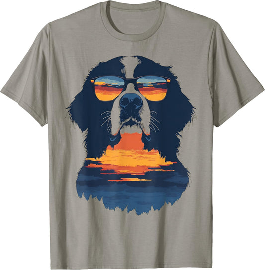 Bernese Mountain Dog Hawaiian T-Shirt