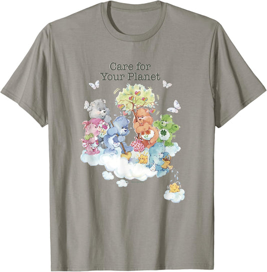 Care Bears Earth Day Care For Your Planet Vintage Retro T-Shirt